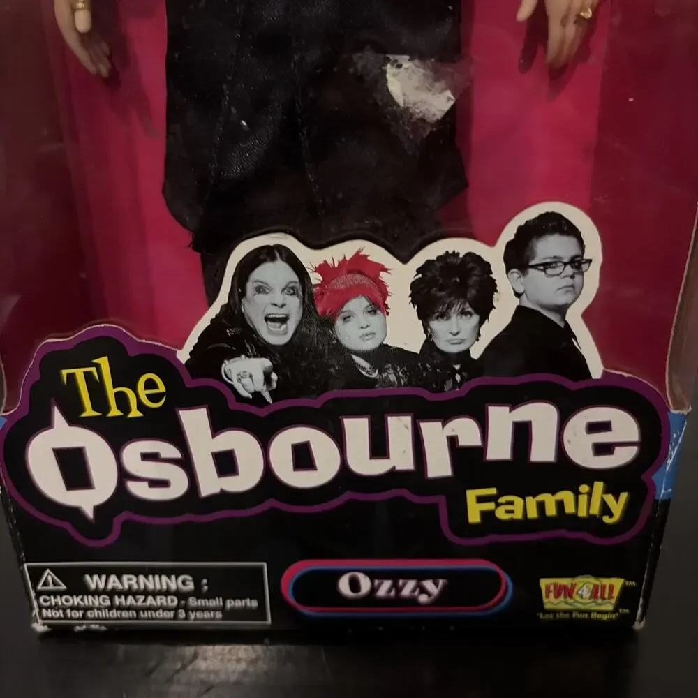 Ozzy Osbourne Talking Doll Vintage 2002 Never Opened WILL NEED BATTERY